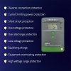 Qoltec Solarny regulator ładowania MPPT z czujnikiem temperatury 10A |  12V/24V | LCD | 2xUSB | Bluetooth | APP | GEL | LiFePO4